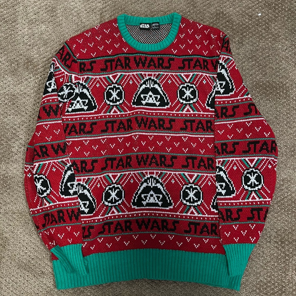Star Wars Holiday Christmas Sweater Mens XL